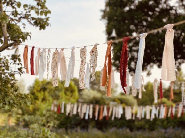 Slinger Zomers Tuinfeest stoffenslinger versiering